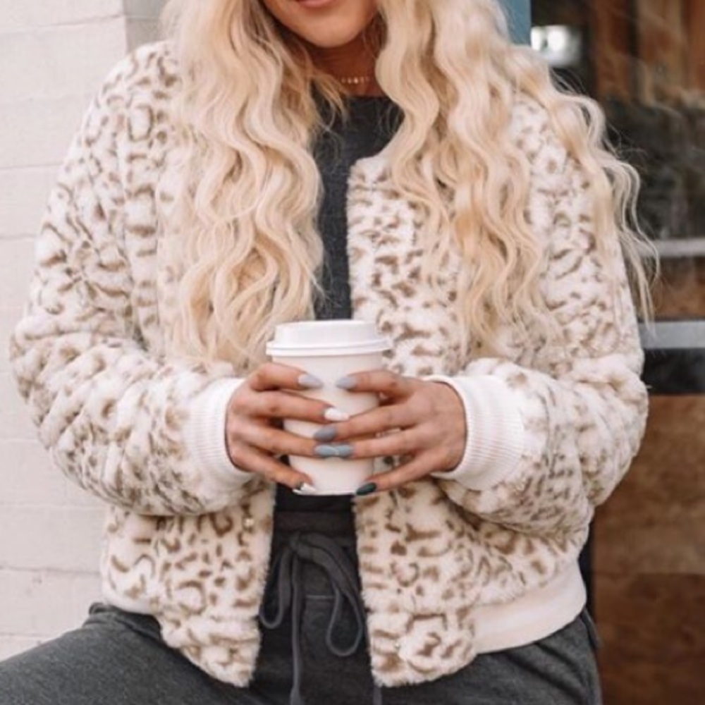 Leopard print jacket